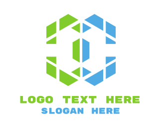 Abstract Negative Space Logo
