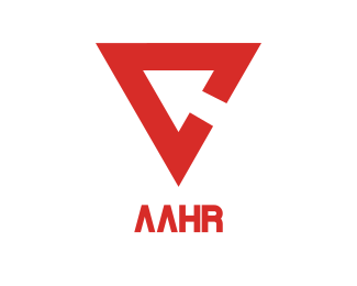 Quick Red Triangular Arrow logo design