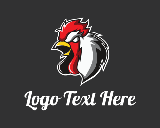 pubg chicken dinner mascot logo design - fortnite clan logo generator