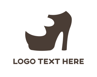 v logo heels