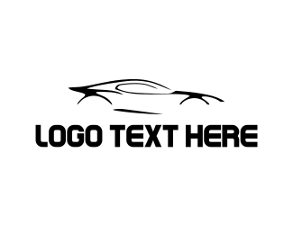 Download Free Sport Car Logo Dunia Belajar PSD Mockup Template