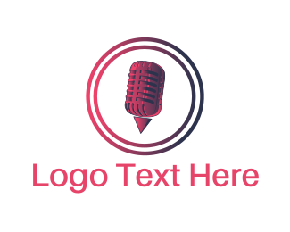 Microphone Logos | Make A Microphone Logo | BrandCrowd