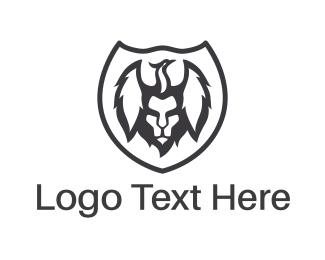 clan phoenix lion logo design - emblema de cla fortnite