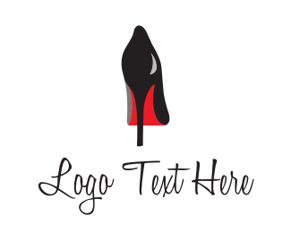 v logo heels