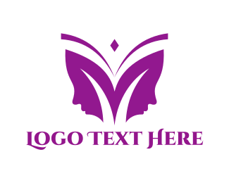 Butterfly Face Logo Brandcrowd Logo Maker