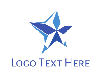 Blue Diamond Star Logo | BrandCrowd Logo Maker