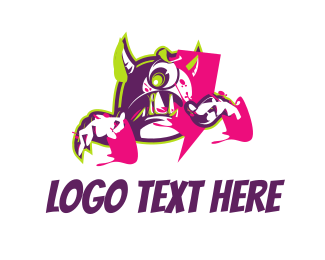 fortnite monster art logo design - free fortnite logo maker