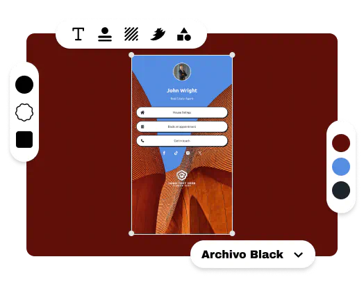 Customise your Digital business card
