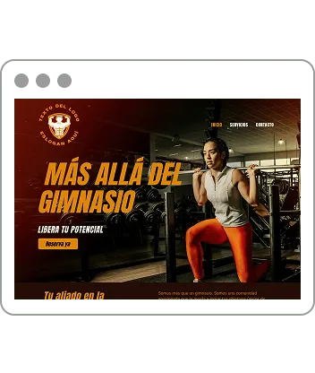 Creador de sitios web