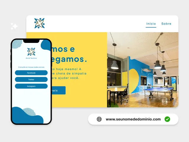Gerador de nomes de domínio com IA