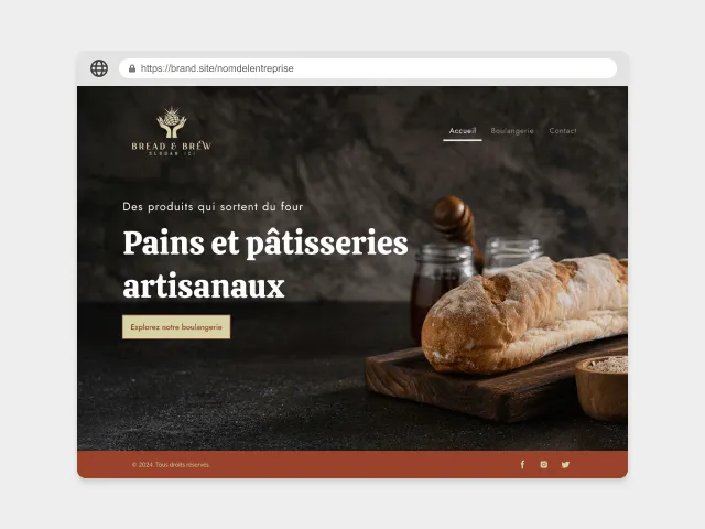 Générateur de sites Web IA