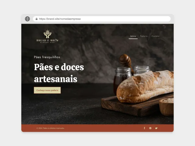 Gerador de sites com IA