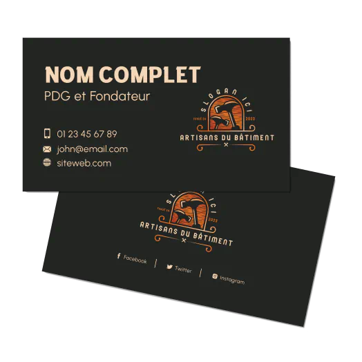 Cartes de visite IA