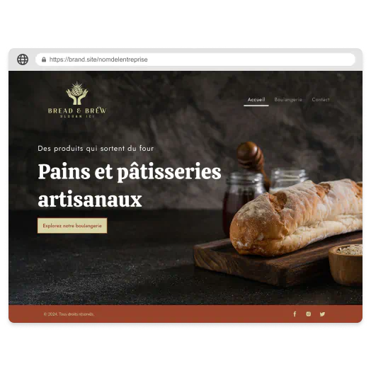 Générateur de sites Web IA