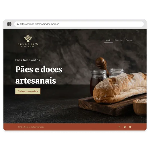 Gerador de sites com IA