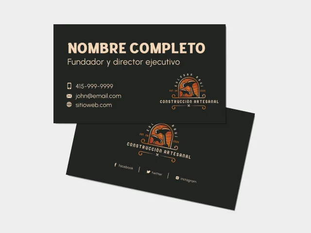 Generador de tarjetas de visita