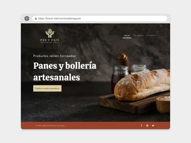 Creador de sitios web con IA
