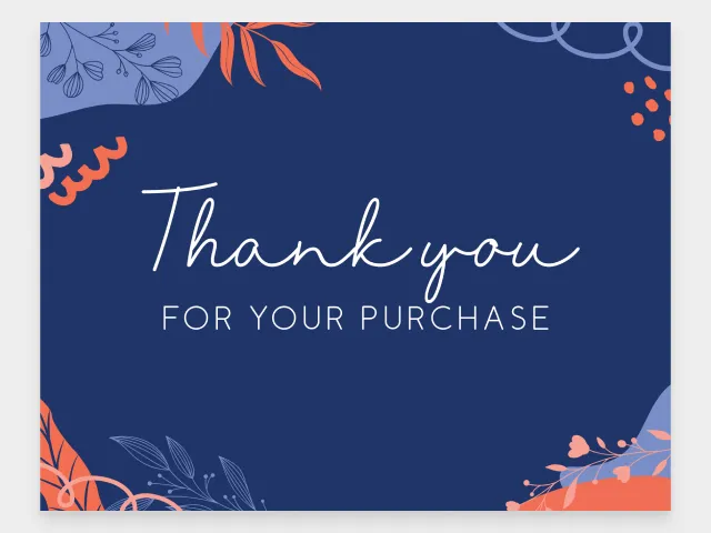 Thank You Card