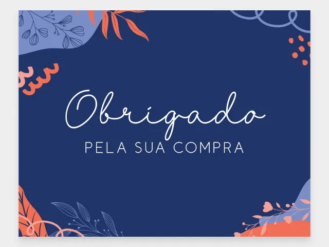 Cartões de agradecimento