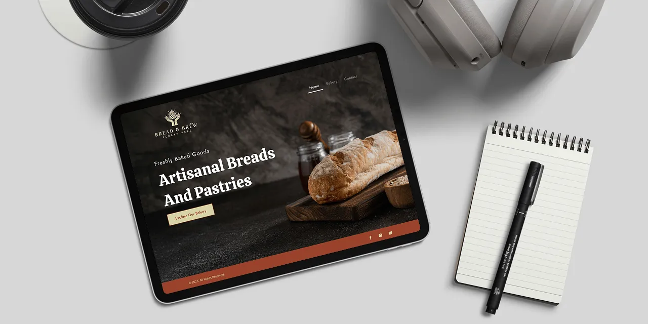 Design.com ai website generator examples