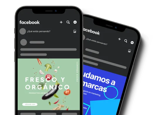 Publicaciones de Facebook con IA