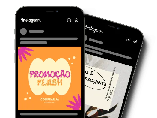 Publicações do Instagram com IA