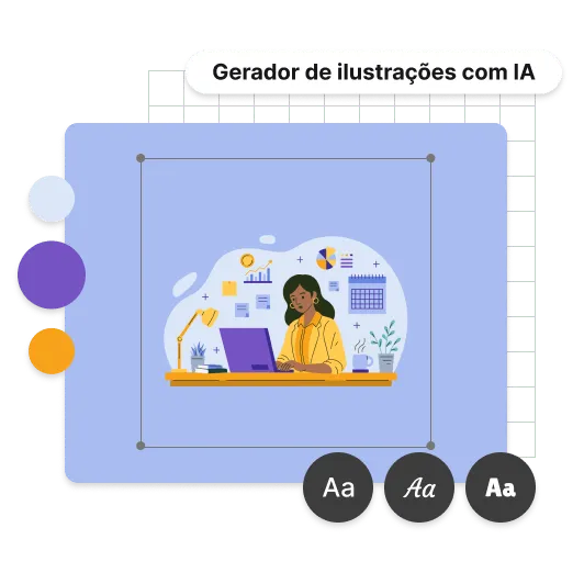 Personalize sua ilustração gerada por IA