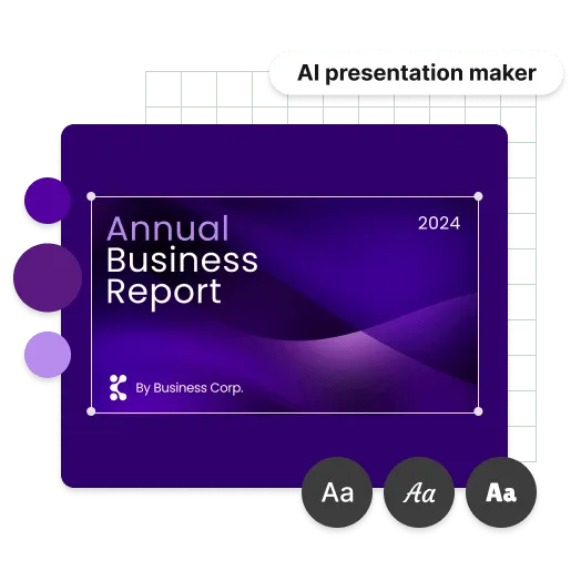 AI presentation generator tool preview