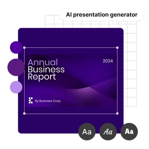 AI presentation generator tool preview