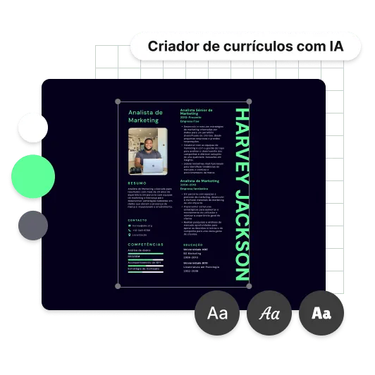 Personalize o seu currículo gerado por IA