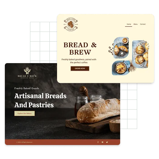 AI website generator examples