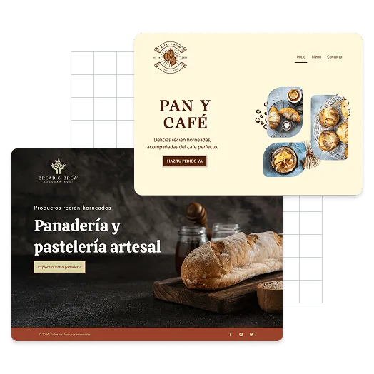 AI website generator examples