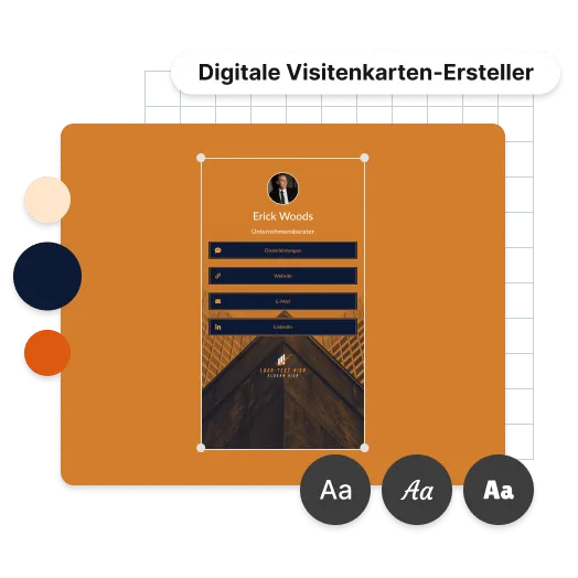Personalisieren Sie Ihre digitale Visitenkarte