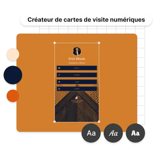 Personnalisez votre carte de visite numérique