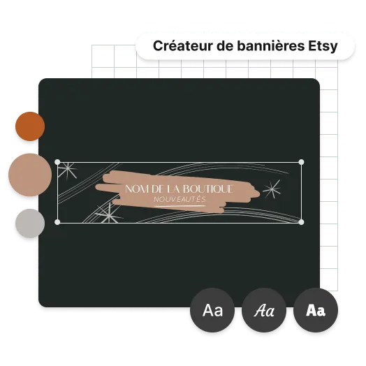 Personnalisez votre bannière Etsy