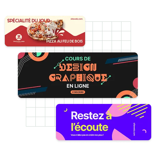 Exemples de couvertures Facebook