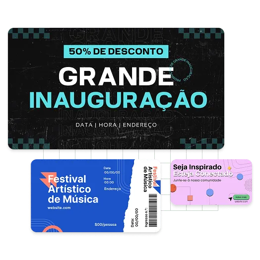 Exemplos de capa de evento para Facebook