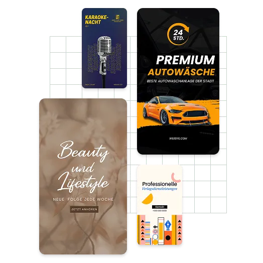 Beispiele für Facebook-Storys