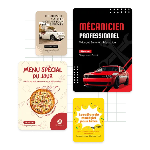 Exemples de flyers
