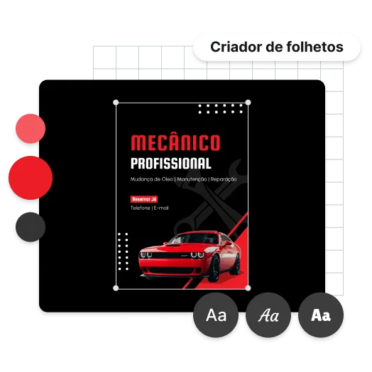 Personalize o seu folheto