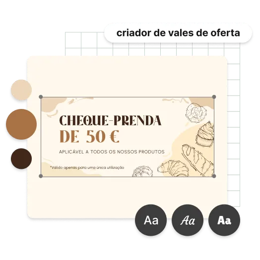 Personalize o seu certificado de oferta