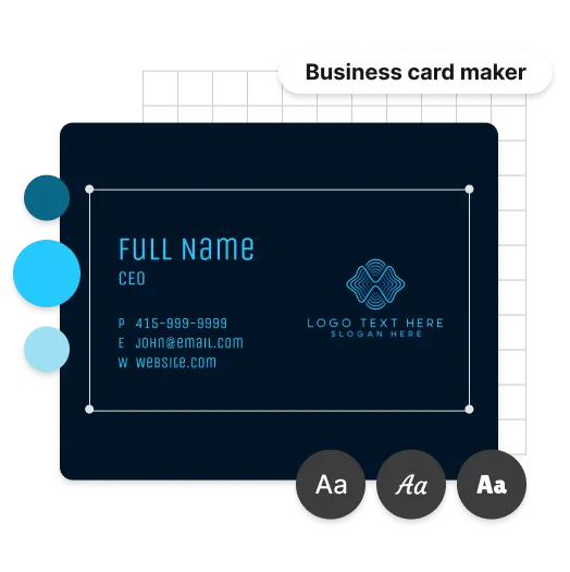 Customize your business card