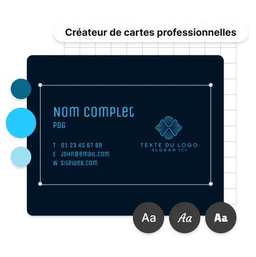 Personnalisez votre carte professionnelle
