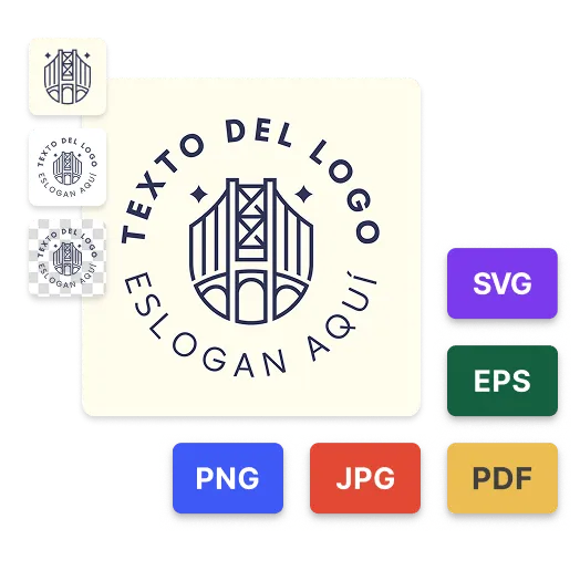 Tipos de archivo para descargar logos