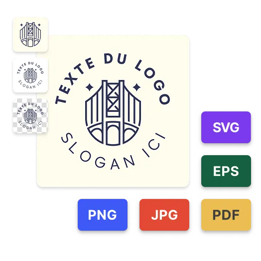 Types de fichiers pour le téléchargement de logo