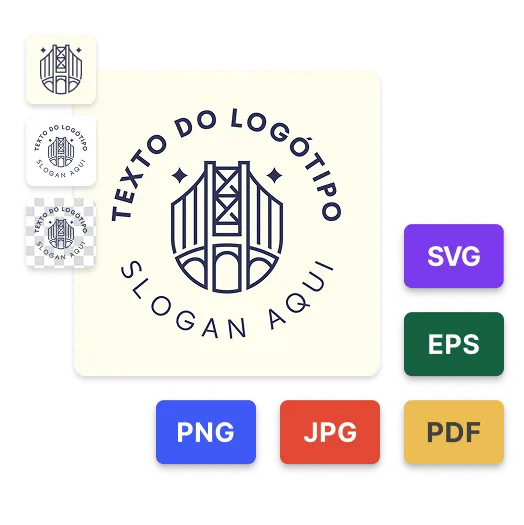 Tipos de ficheiros para transferência do logótipo