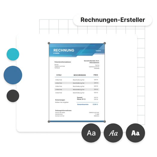 Passen Sie Ihre Rechnung an