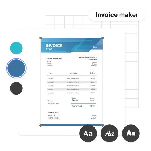 Customize your invoice