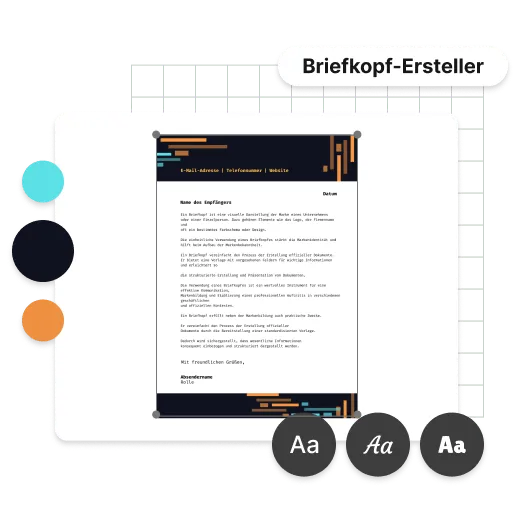 Passen Sie Ihren Briefkopf an
