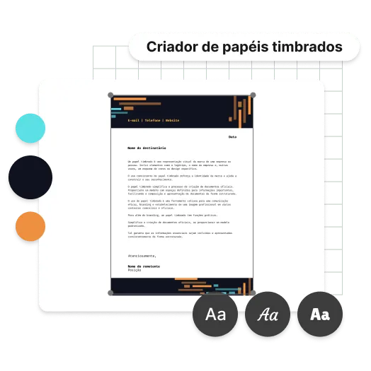 Personalize o seu papel timbrado